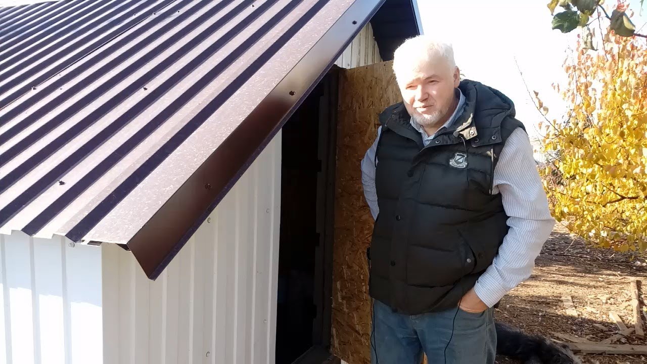 Построили теплый утятник. Утки счастливы!