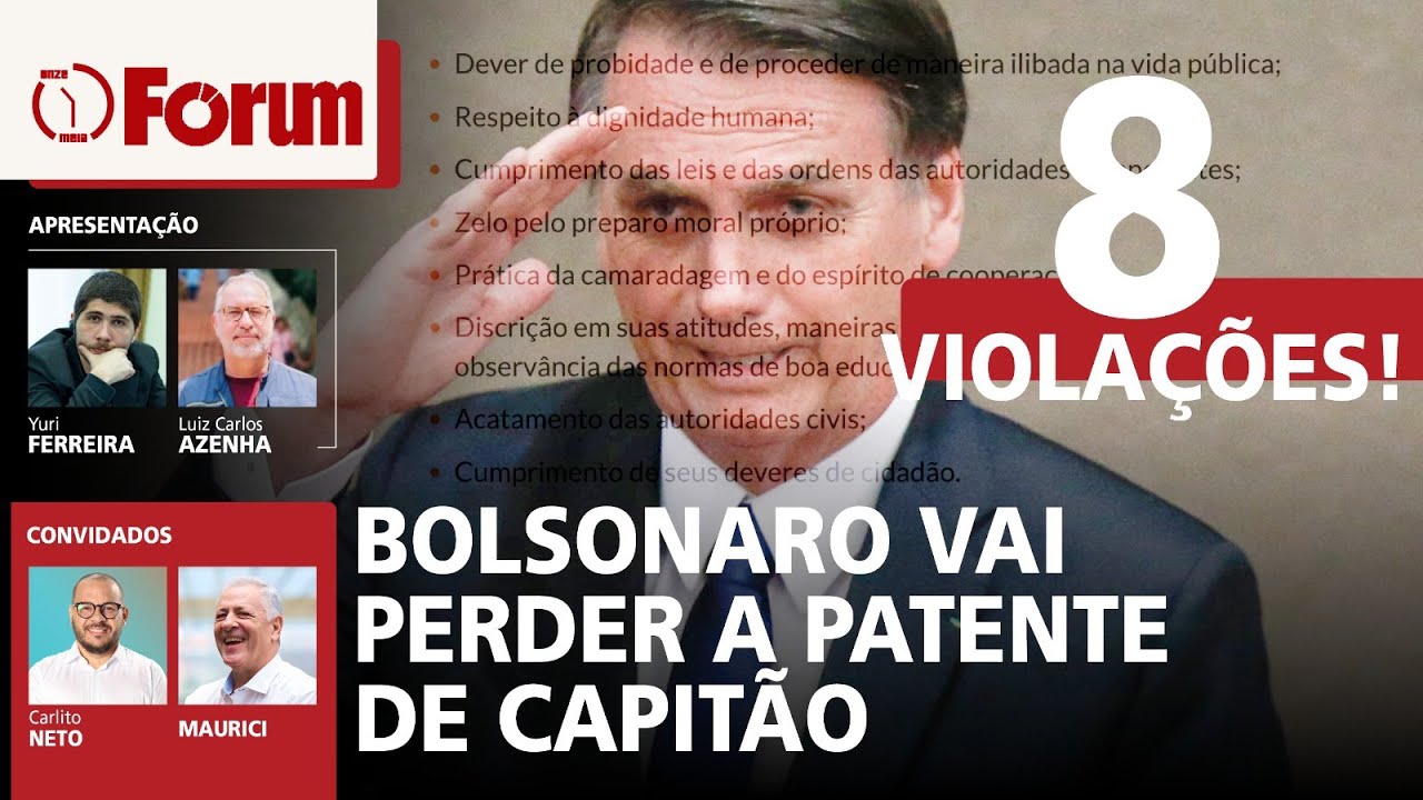 Promotor afirma que Jair Bolsonaro violou oito vezes o código de conduta e dever | 04.02.26