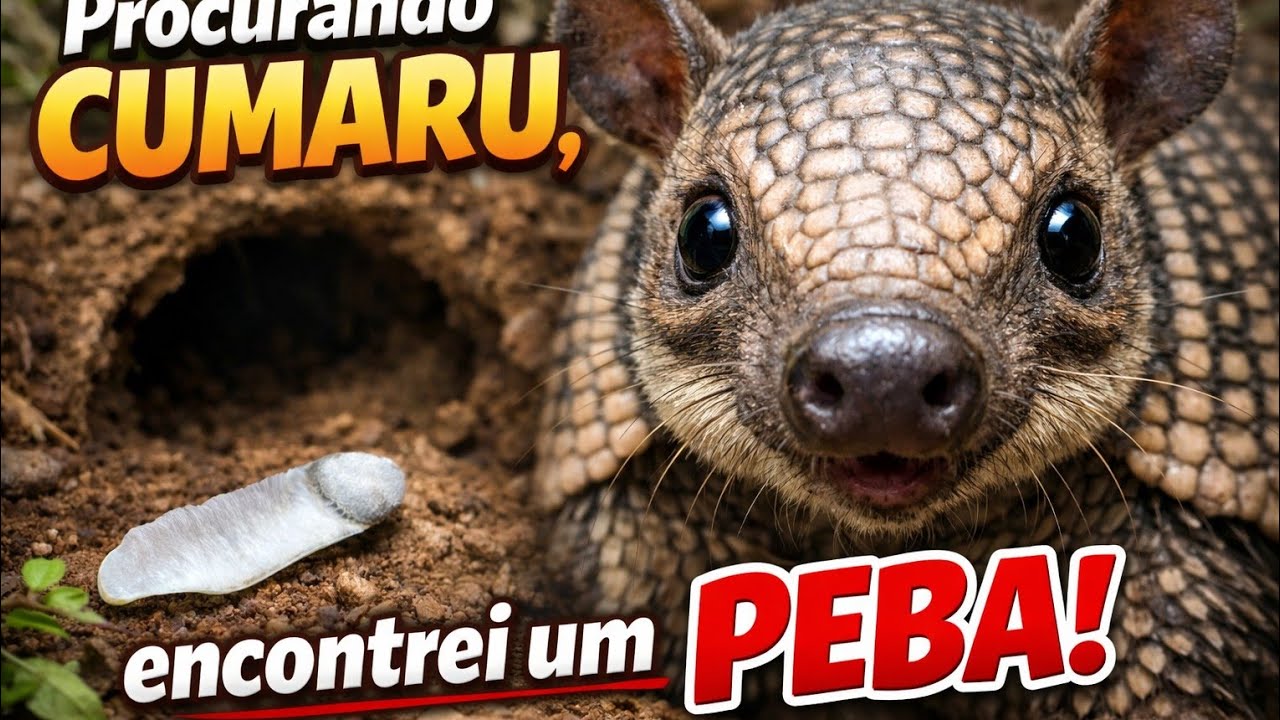 Semente misteriosa e um Peba . 
