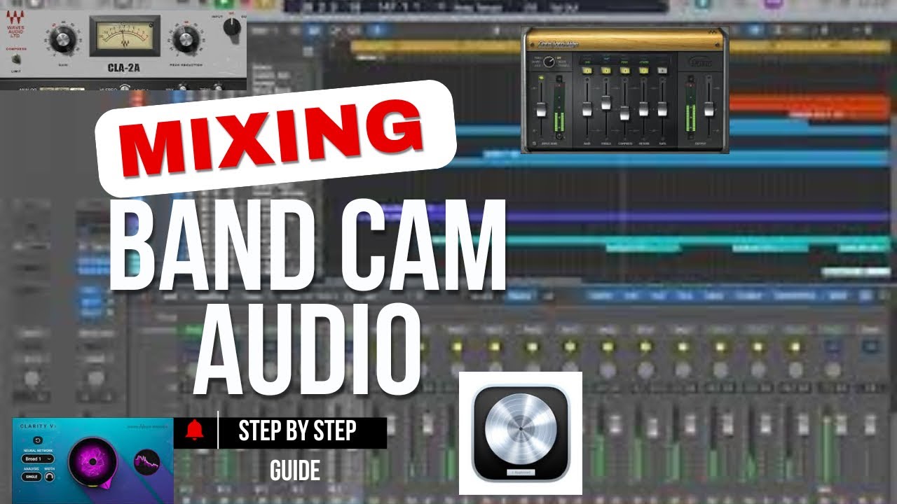 BEGINNER || How to Mix Band Cam Audio #logicprox