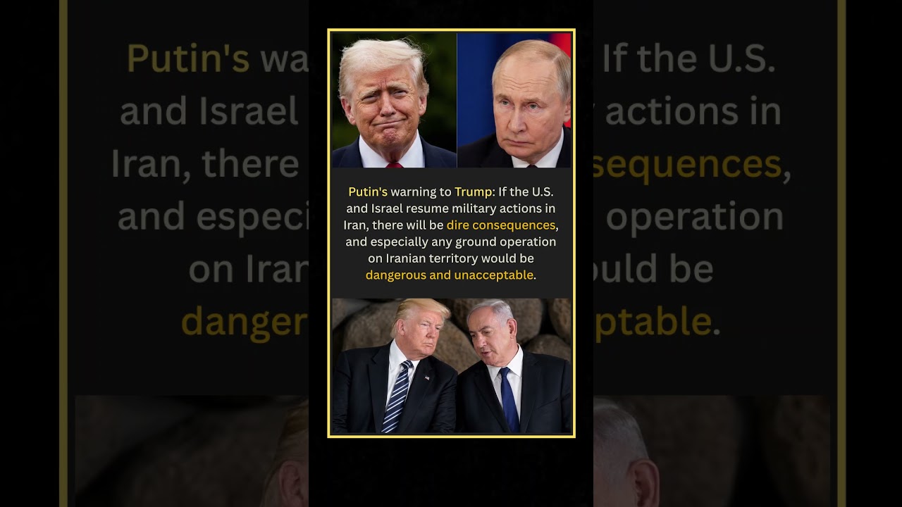 Putin Warns Trump: Iran War Could Bring &ldquo;Dire Consequences&rdquo;