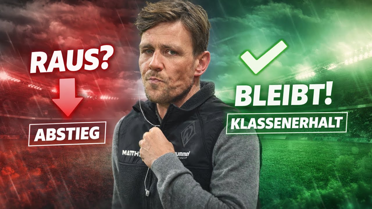 Ultimatum für Fritz? 🤷🏼‍♂️ Werder-Abstieg hätte Folgen! 
