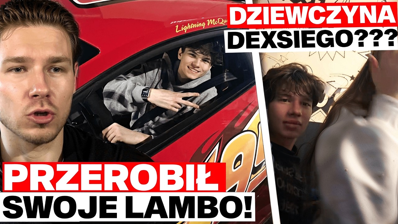 TO PIERWSZE TAKIE LAMBORGHINI U YOUTUBERA Z MINECRAFTA! (SAGI, DEXSI DZIEWCZYNA?, MANTIS O LCDX)