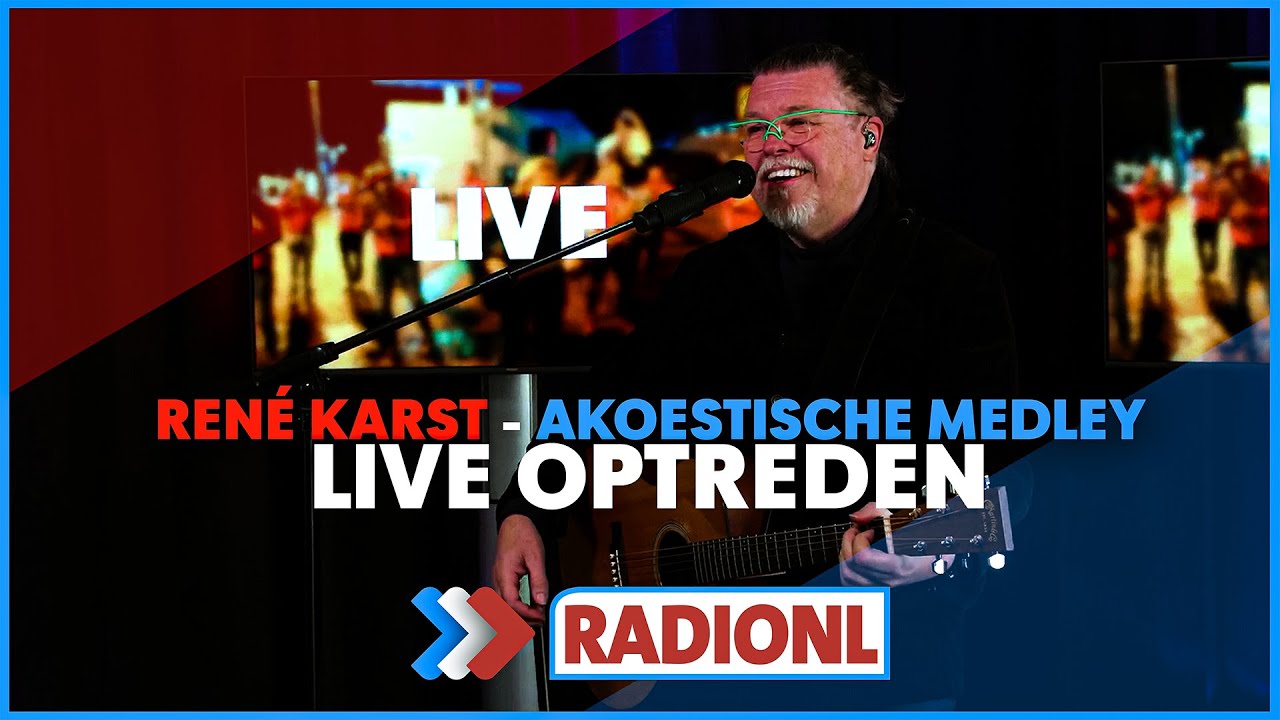René Karst - Akoestische Medley (LIVE bij RADIONL)