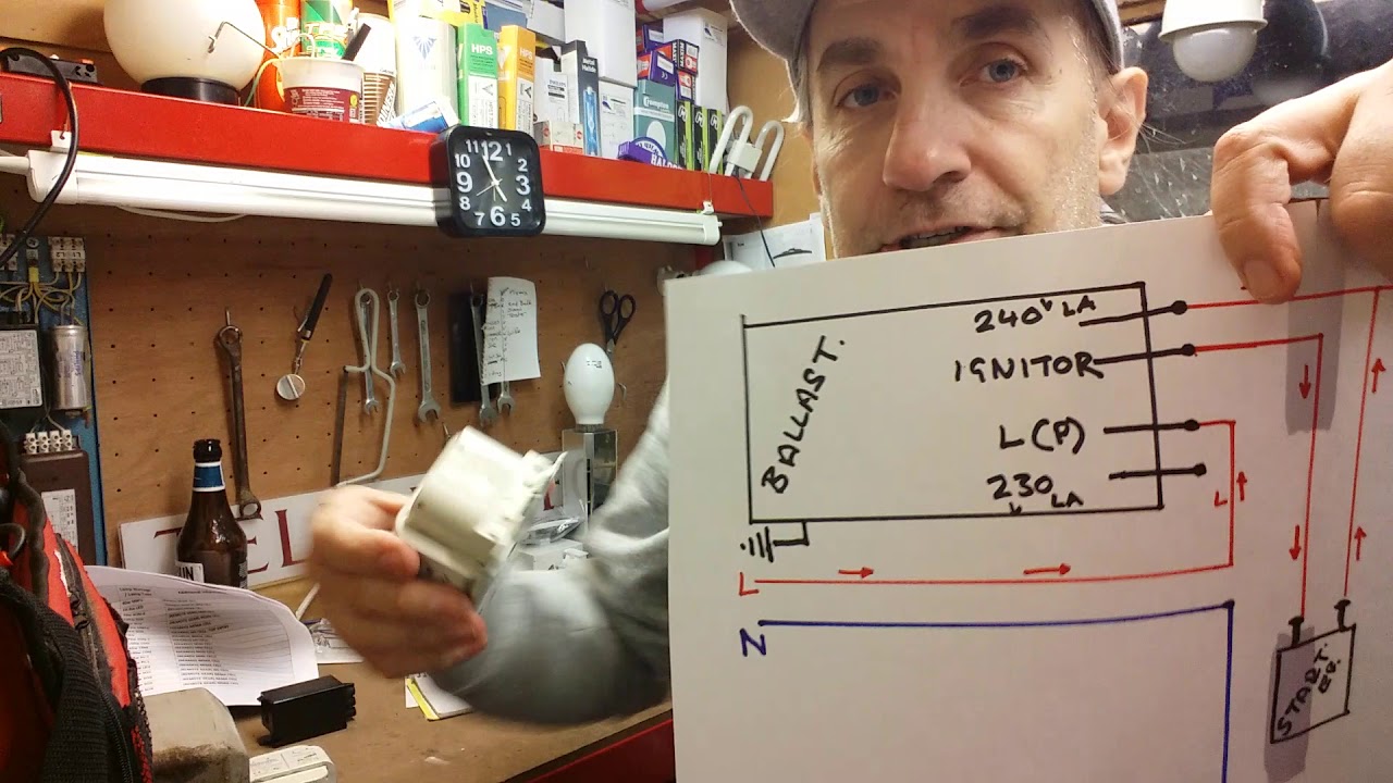 Using a fluorescent Starter on a HPS Lamp Experiment Part 1