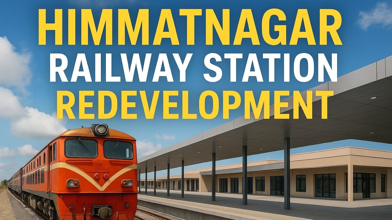 “New Look of Himmatnagar Junction” | हिम्मतनगर रेलवे स्टेशन का Modern | Amrit Bharat Station Project