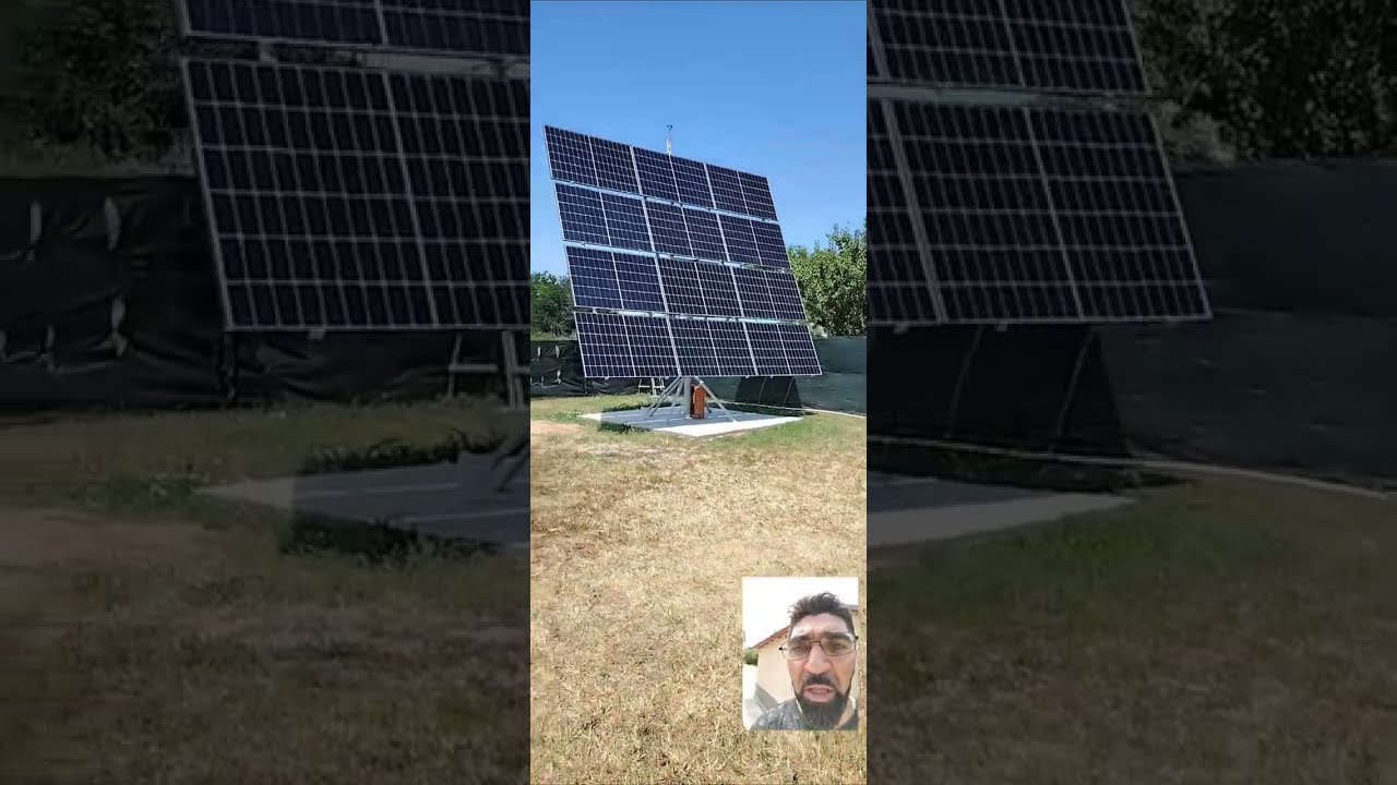 Solar tracker , panouri fotovoltaice 5 kw, productie energie.