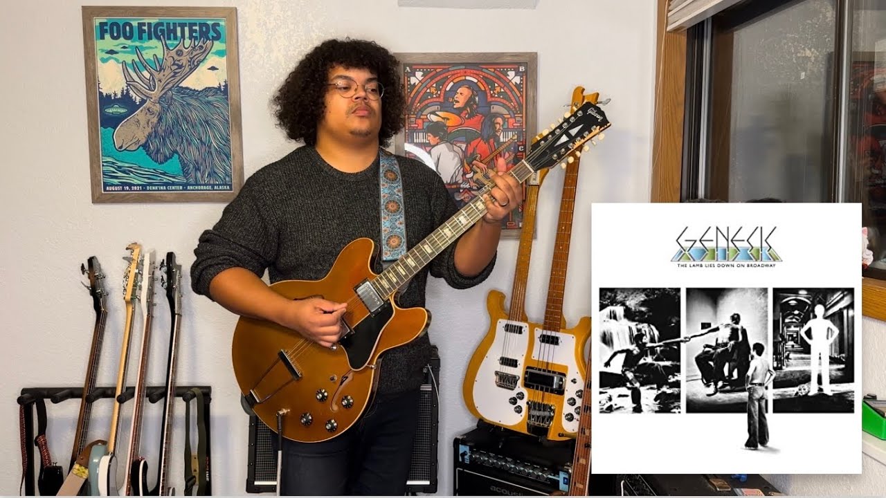 Genesis - Riding the Scree {12 String Guitar & Bass Cover}