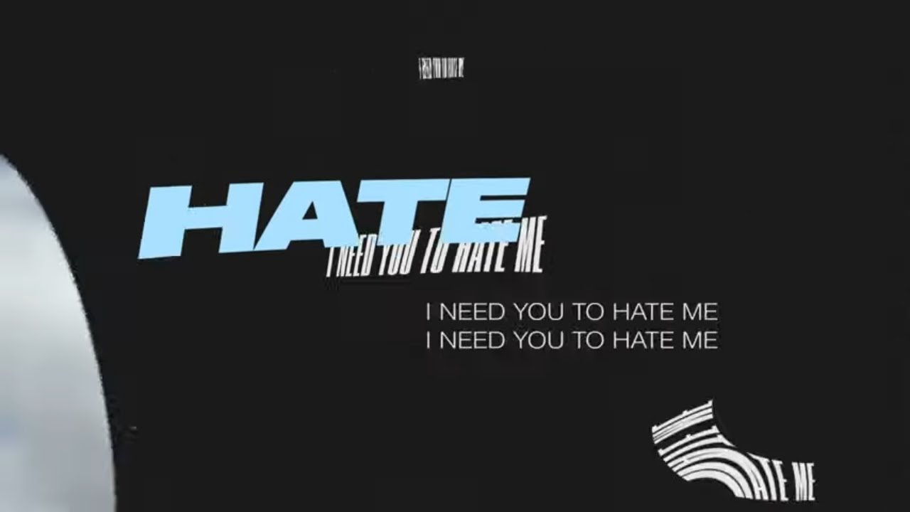 JC Stewart - I Need You To Hate Me (Official Lyric Video)