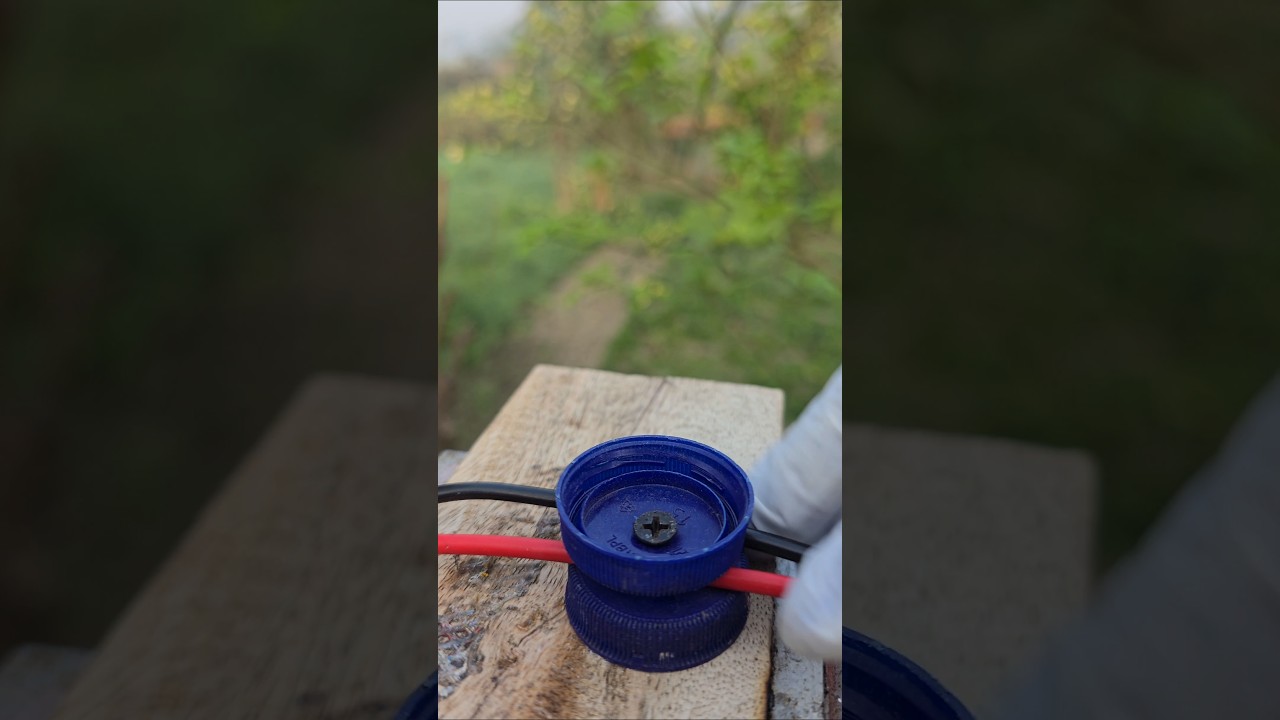 Best Out of Waste: Bottle Cap Wire Repair Idea #DIY #tricks #viral