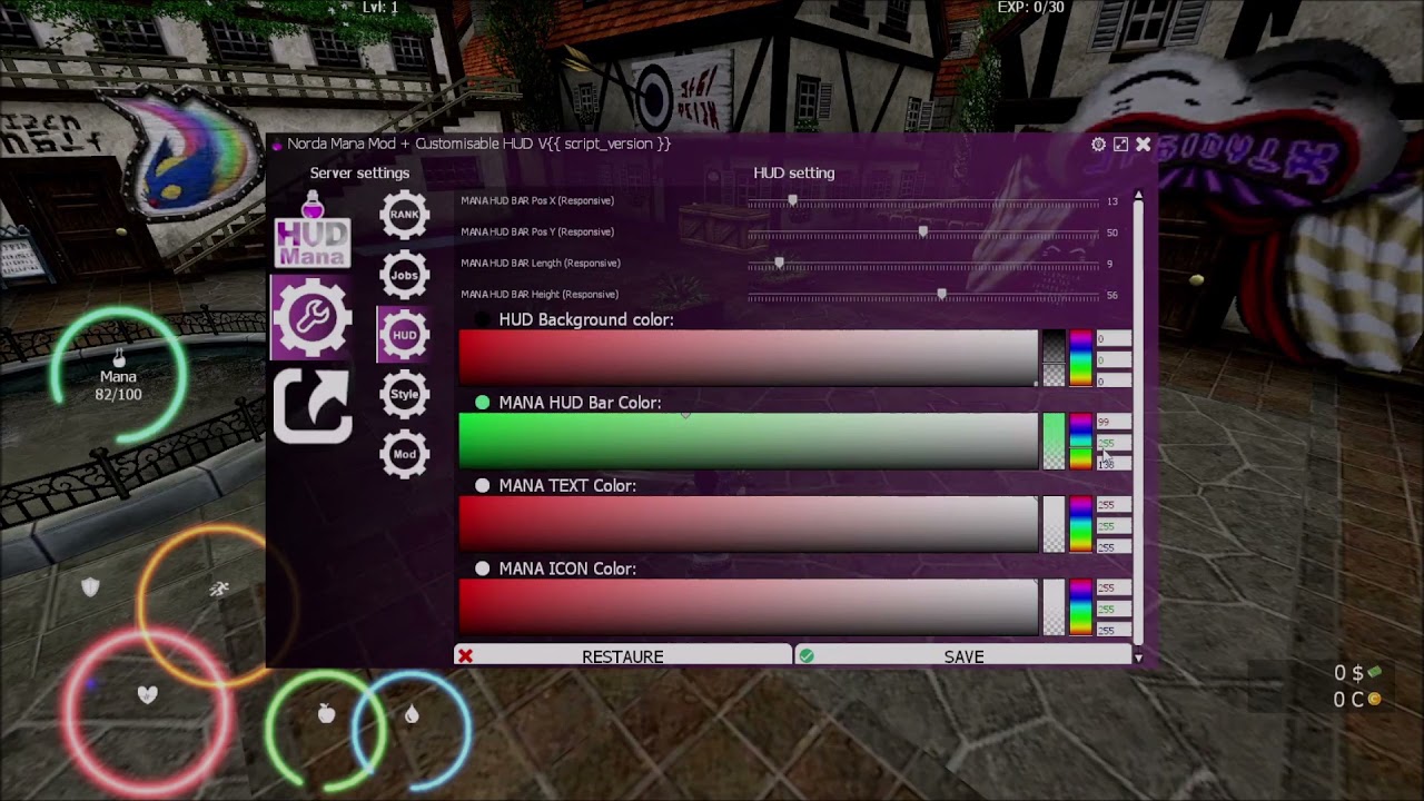 Gmod Magic Gauge System + HUD Maker