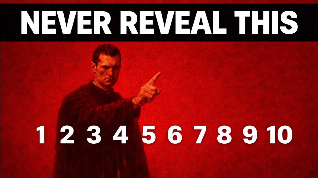 If You Want a Good Life, Never Reveal These 10 Secrets to Anyone — Machiavelli