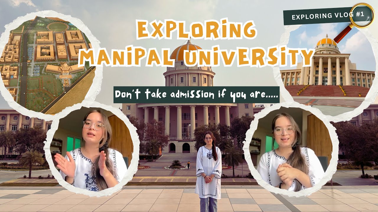 Manipal University Jaipur Campus Tour | Virtual Guide for 2025 Admissions! | Exploring Vlog 1🔍