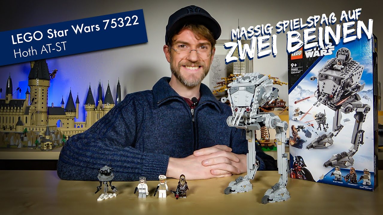 Was wackelt auf zwei Beinen durch den Schnee? Lego Star Wars 75322 Hoth AT-ST