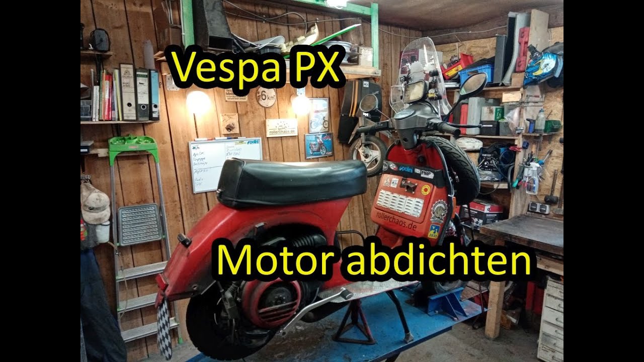 Vespa PX 80 | Motor abdichten Teil 1 | Motor ausbauen und zerlegen