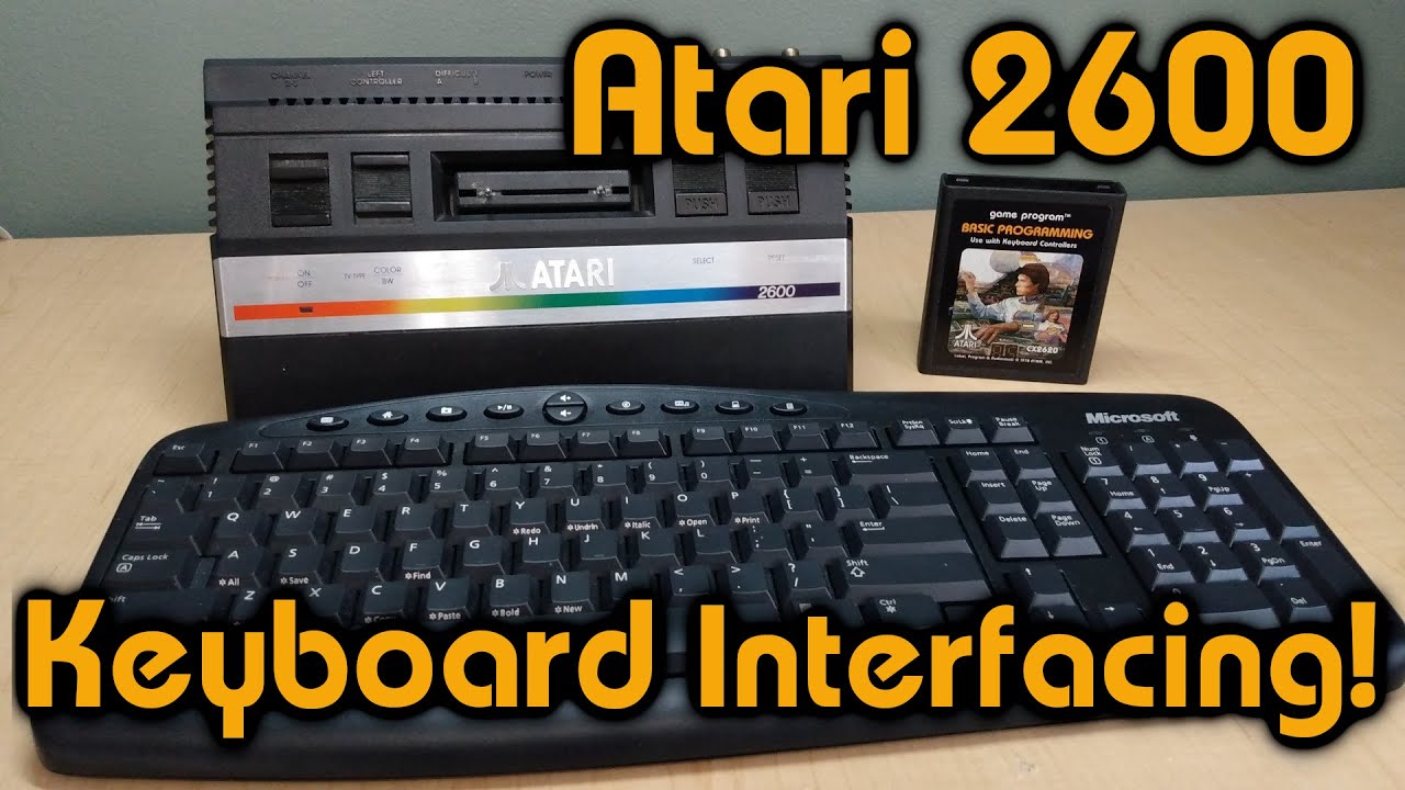 Building a Keyboard Adapter for an Atari 2600 (and writing BASIC too!)
