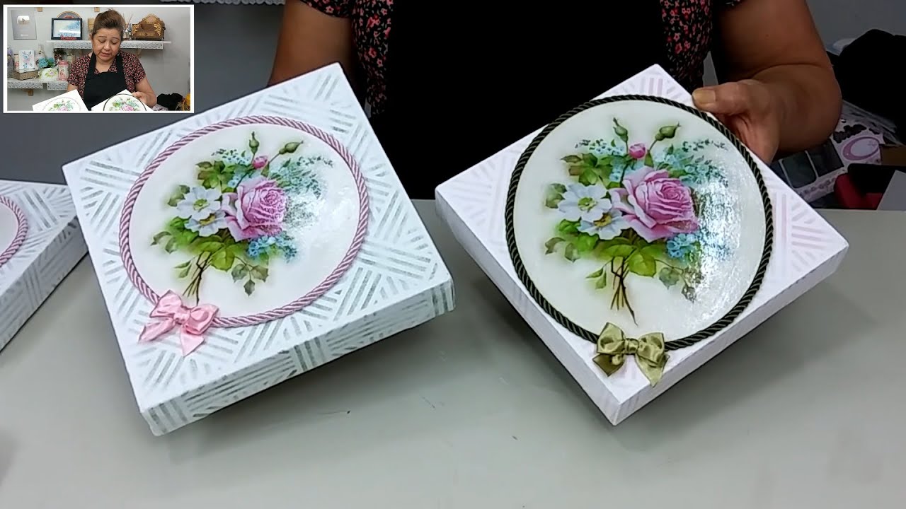 VOCÊ VAI AMAR - Decoupage nas Telas Recuperadas