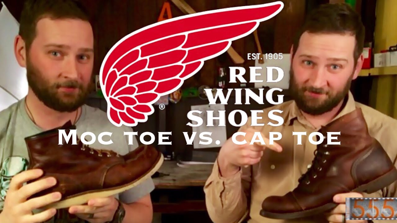 Сравнение ботинок Red Wing Moc и Cap Toe Heritage: представлены модели 8111 Iron Rangers и 8138 M...