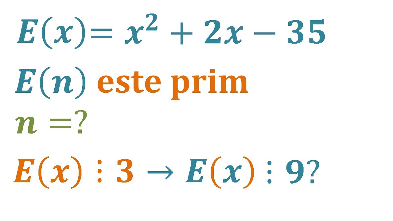 Evaluare Nationala 2020 (Expresii algebrice)