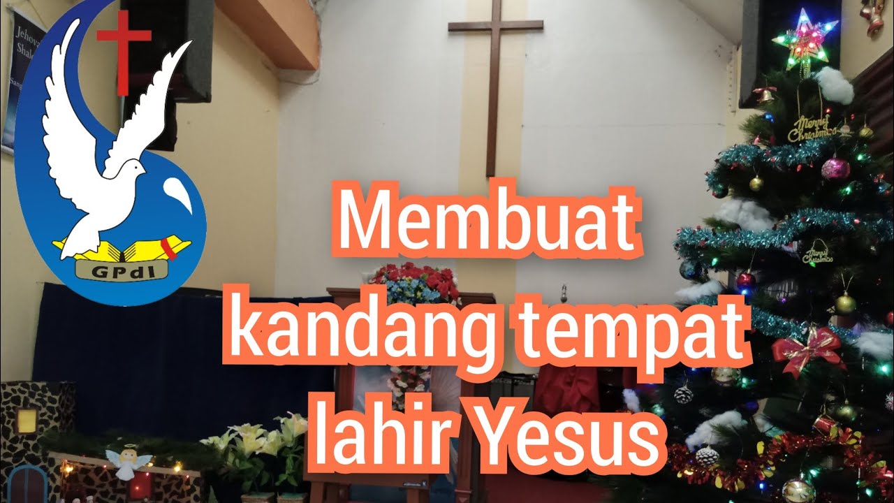 membuat kandang tempat Yesus lahir #christmas #jesus #natal #betlehem
