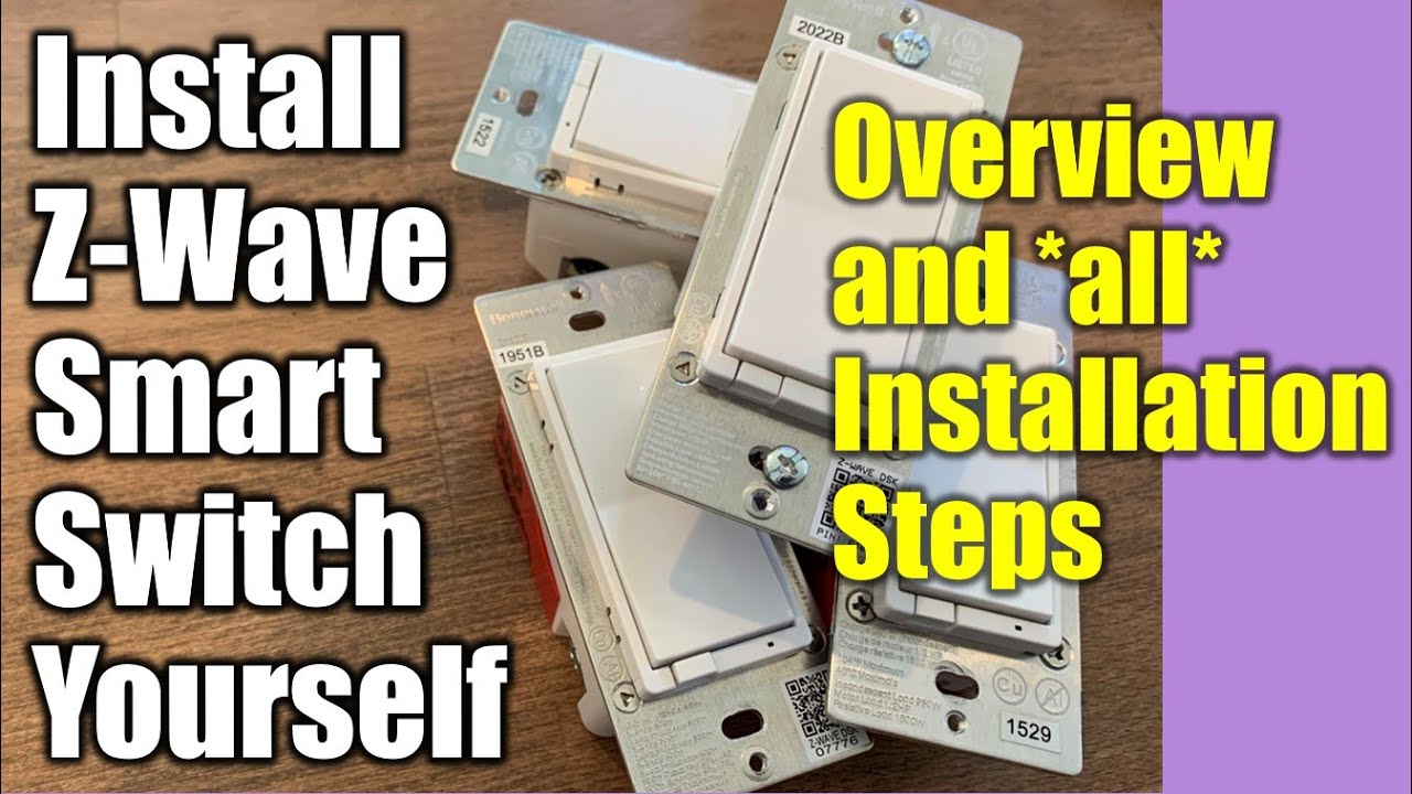 Z-Wave ● Enbrighten Switch ● How to Install a Smart Switch by Yourself ✅ DIY zwave