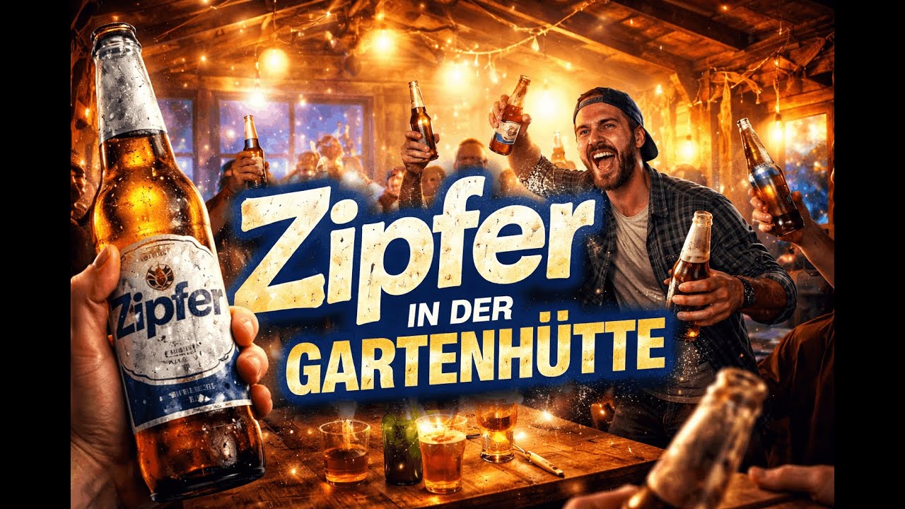Zipfer in der Gartenhütte