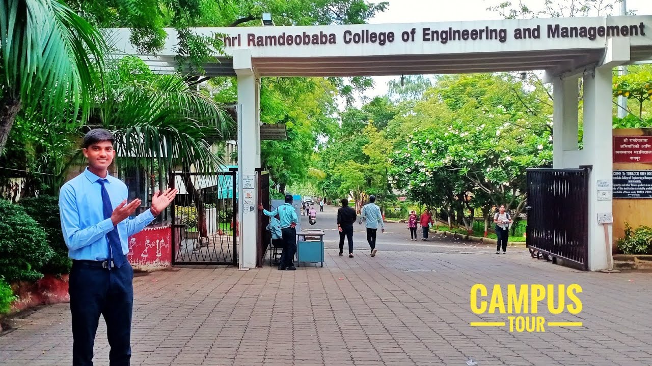 Campus tour of RCOEM...               Exploring  Ramdeobaba college of engineering nagpur... #rcoem