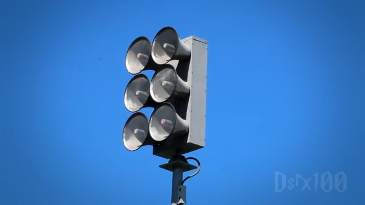 Federal Signal EOWS 612, Alert, Attack, Voice: Mt. Vernon, IL (Jefferson Co. Tornado Siren Test, HD)