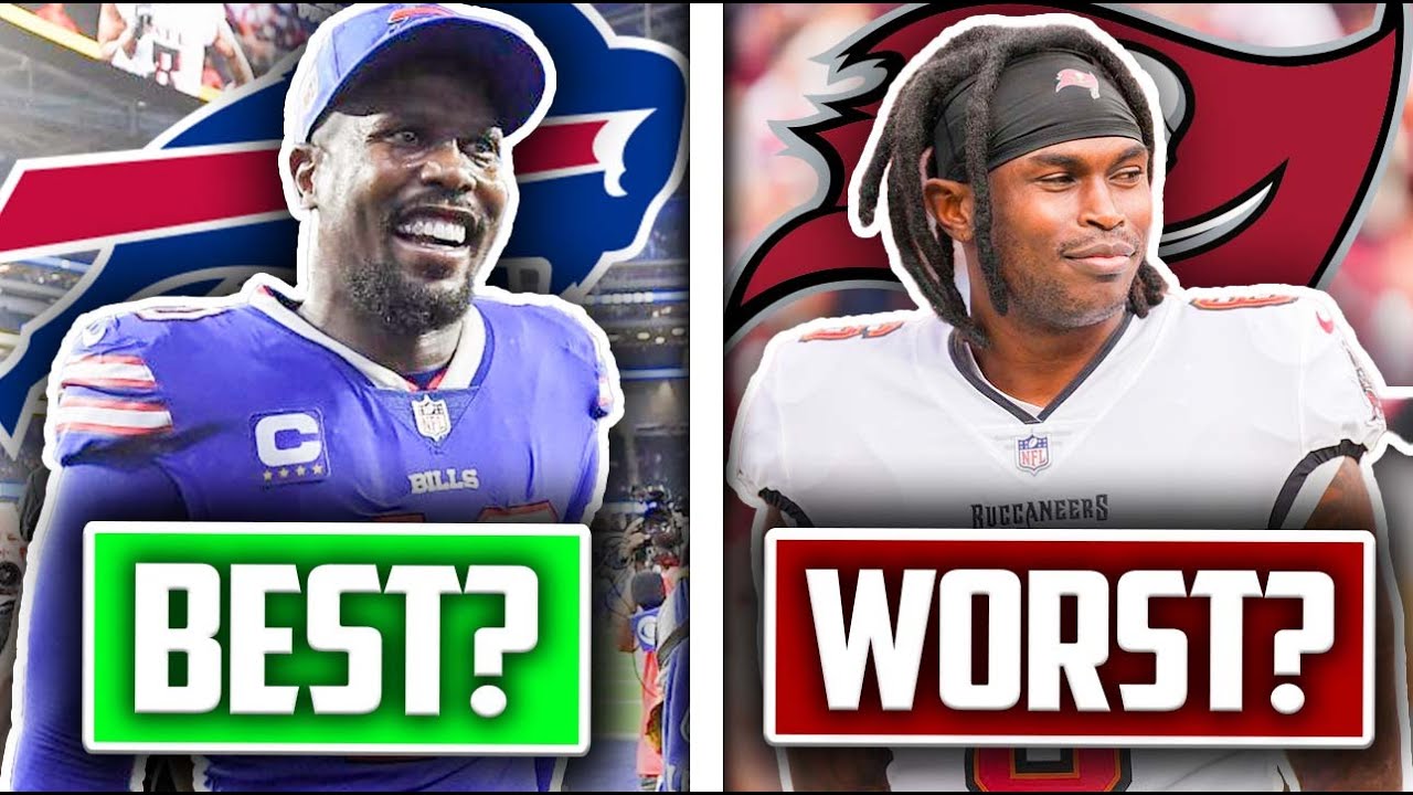 The 5 Worst NFL Free Agent Signings From 2022...And The 5 Best