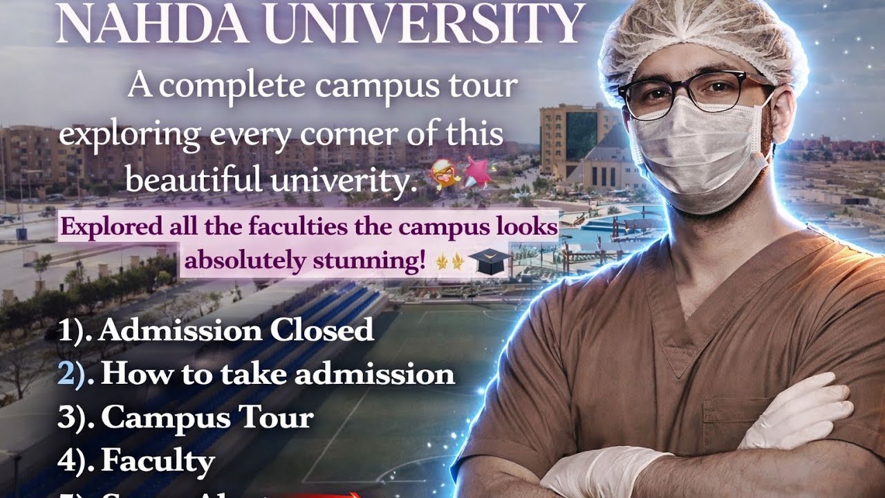 A Day Around My Beautiful Campus | Exploring Every Faculty & Hidden Corners 🎓|NAHDA UNIVERSITY Egypt