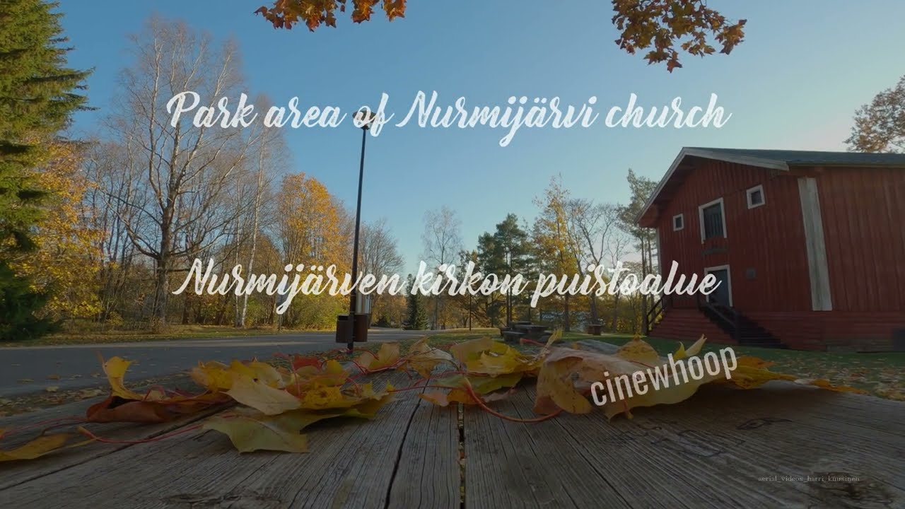 Park area of Nurmijärvi church(Finland)