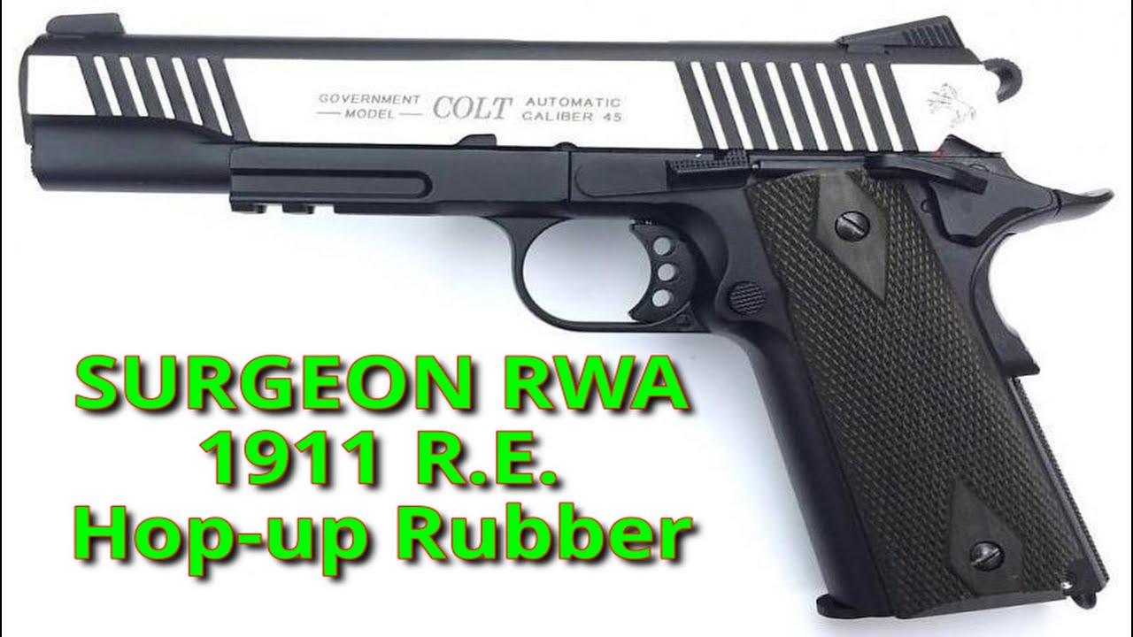 Airsoft Pistol, Cybergun Colt 1911, Hop-up Rubber Replacement. (Airsoft Tech-ing)