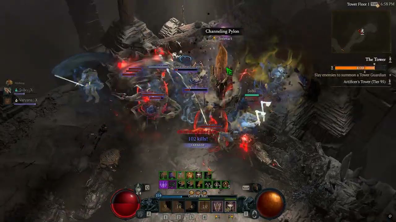 Diablo 4 - Hammer of the Ancients - HOTA - Barbarian Push 100+ Build Guide Season 12-  Slaughter