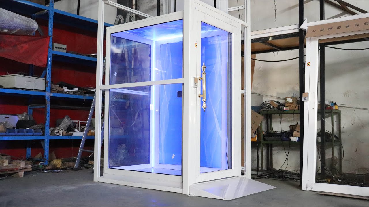 3 stops Platform Lift with Glass Enclosure by LGLIFT China