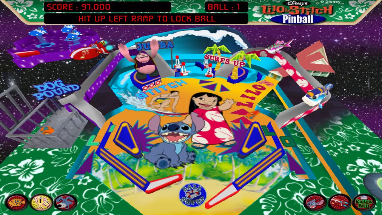 [PC] Lilo & Stitch Pinball - Gameplay