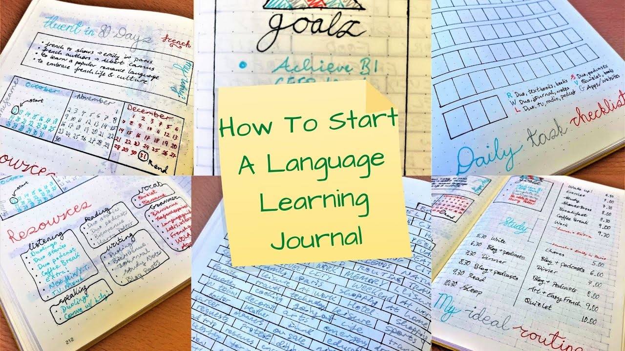 How to Start a Language Learning Journal!