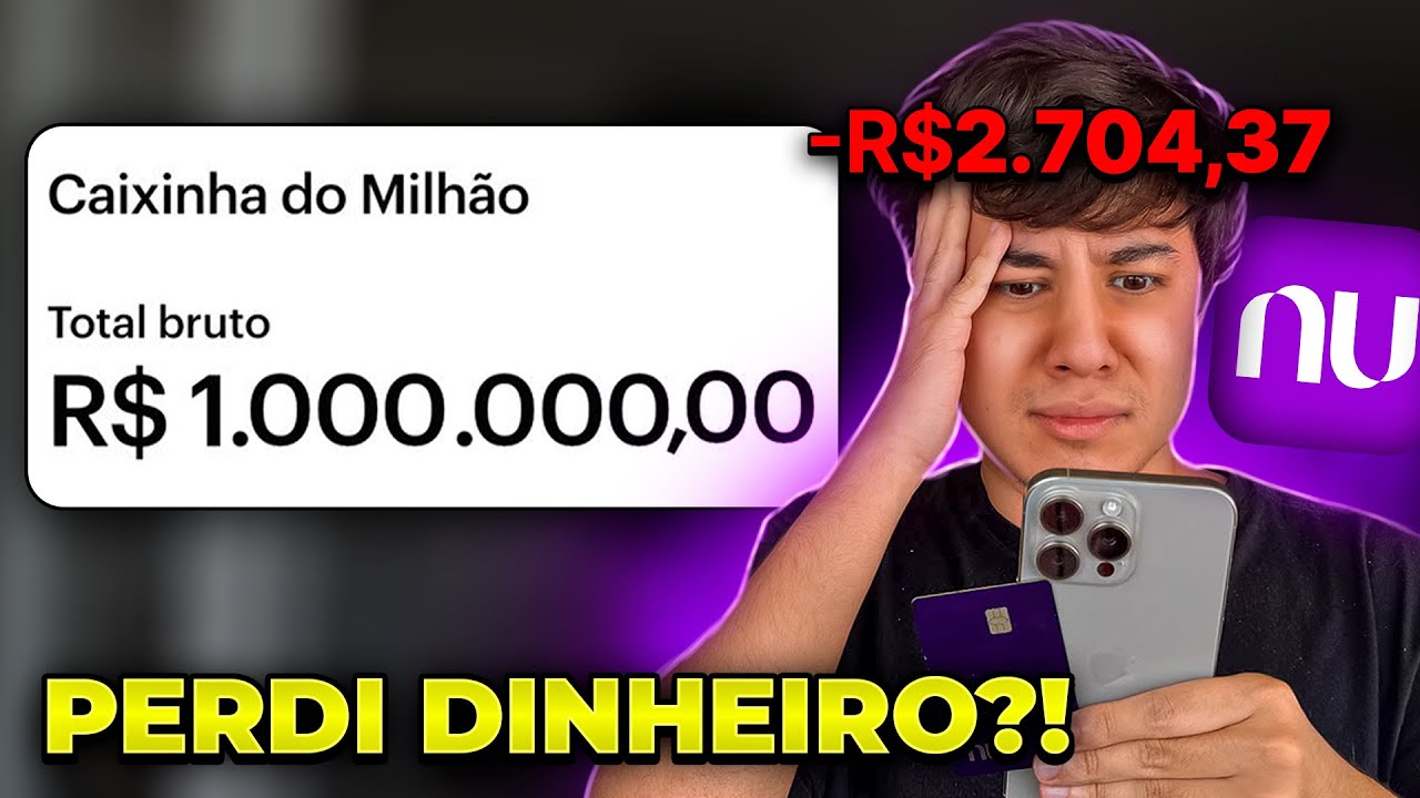 COLOQUEI 1 MILH&Atilde;O DE REAIS NA CAIXINHA DO NUBANK POR UM M&Ecirc;S! QUANTOU RENDEU?!