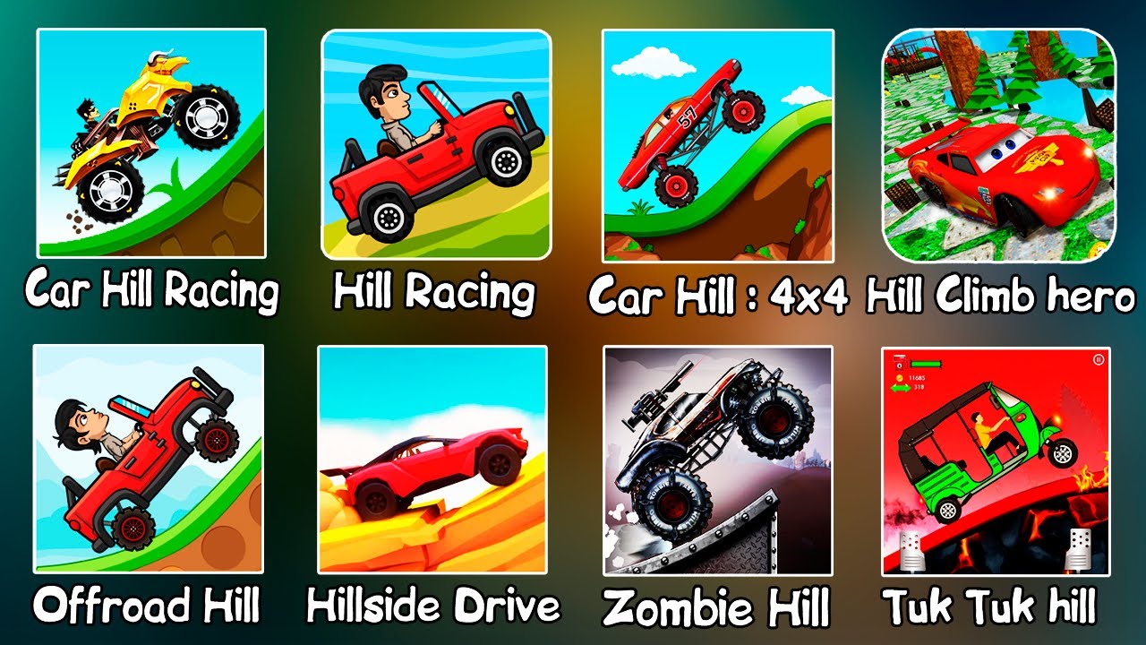 Игры похожие на Hill Climb Racing 2 сборник топ рандом обзор и прохождение про тачки гонки машинки
