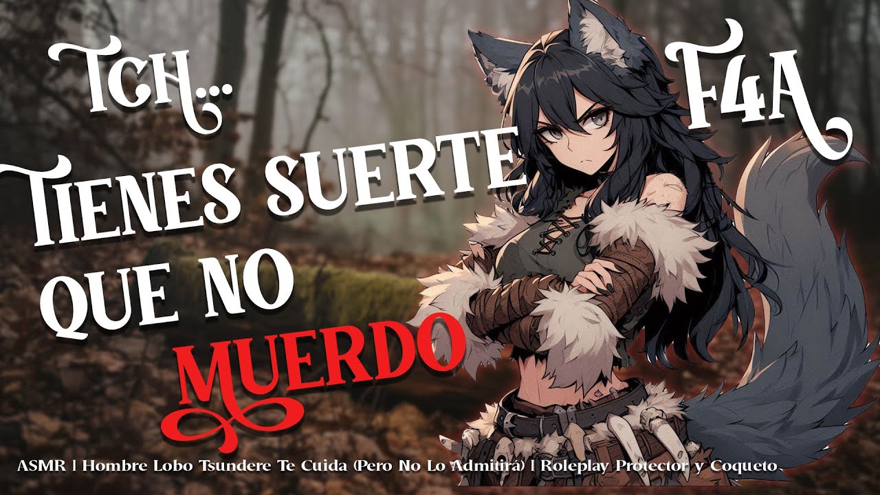 ASMR | Novia Hombre Lobo Te Cuida (Pero No Lo Admitirá) | Roleplay Protector y Coqueto