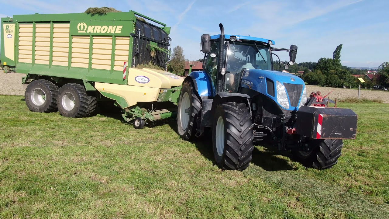 Krone RX 360 GD + New Holland T7.220 | Gras silieren 2020