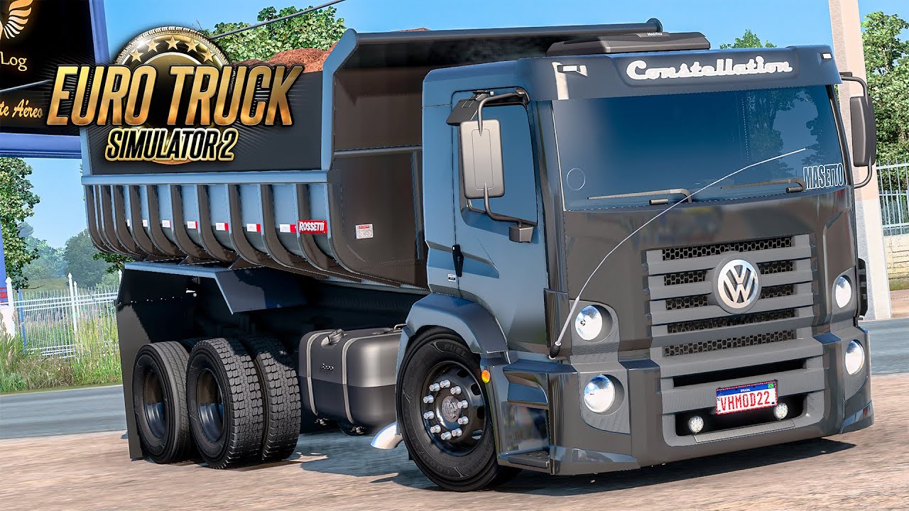 Vw Constellation 31-370 na Caçamba - Euro Truck 2 Mods 1.46