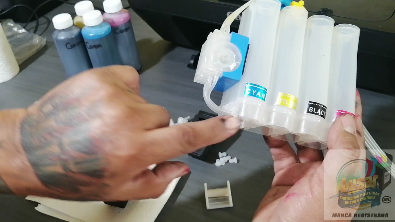 KIT UNIVERSAL PARA ARMAR SISTEMA DE TINTA EN CARTUCHOS CANON CON CABEZAL INTEGRADO