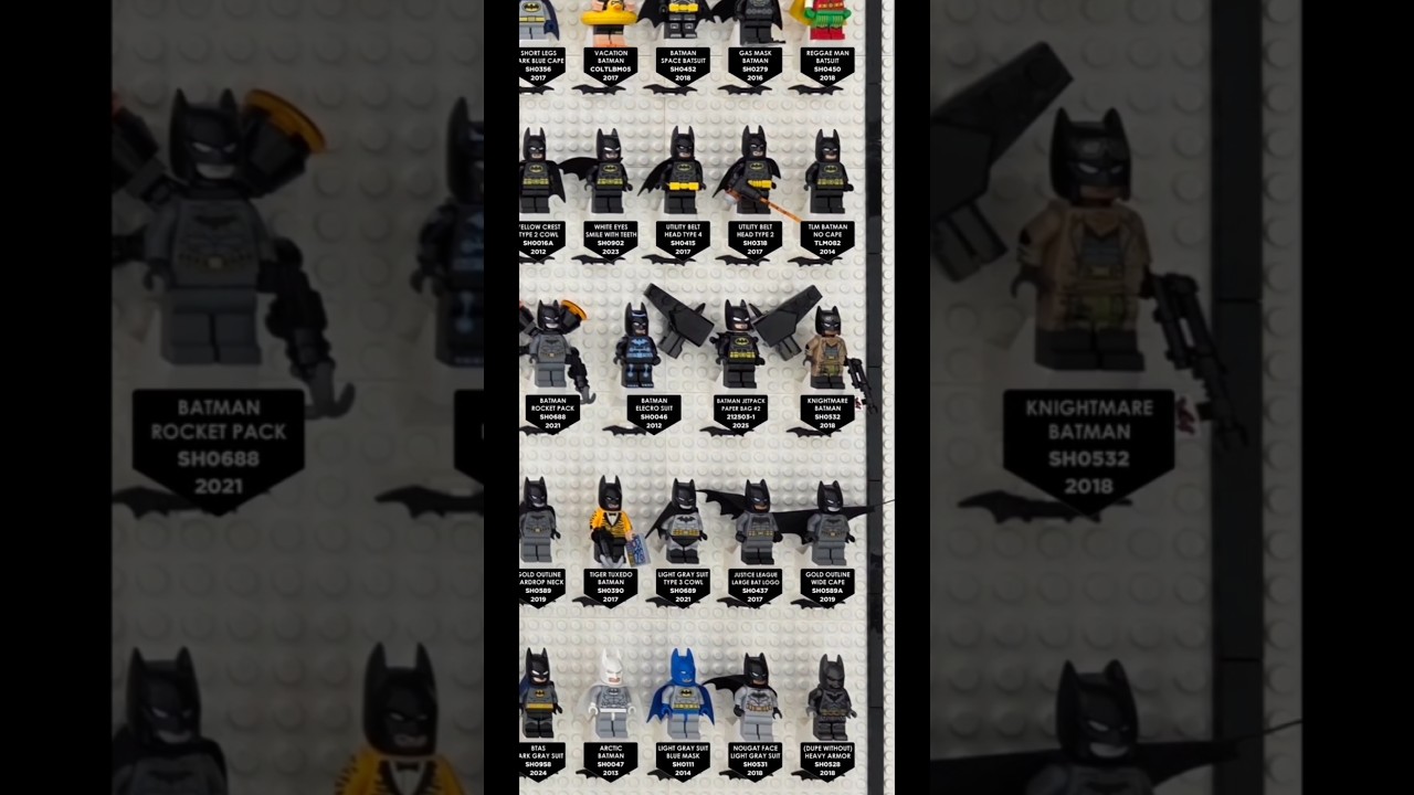 Every Lego Batman Minifigure Listed