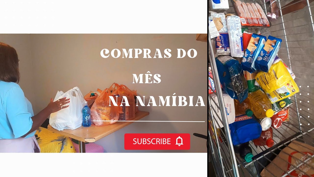 Fazendo compras do mês na Namíbia| Quanto gastei?