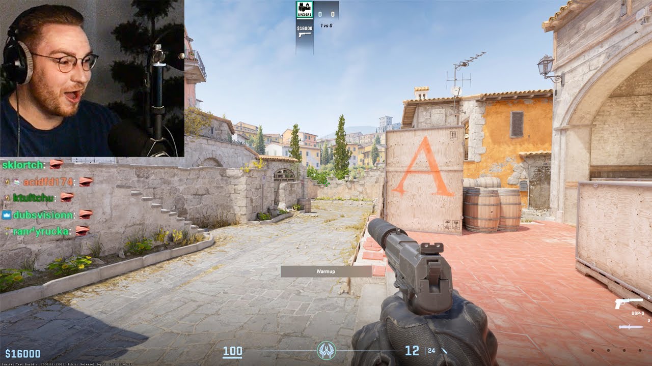 ohnepixel is mind blown after seeing CS2's new update