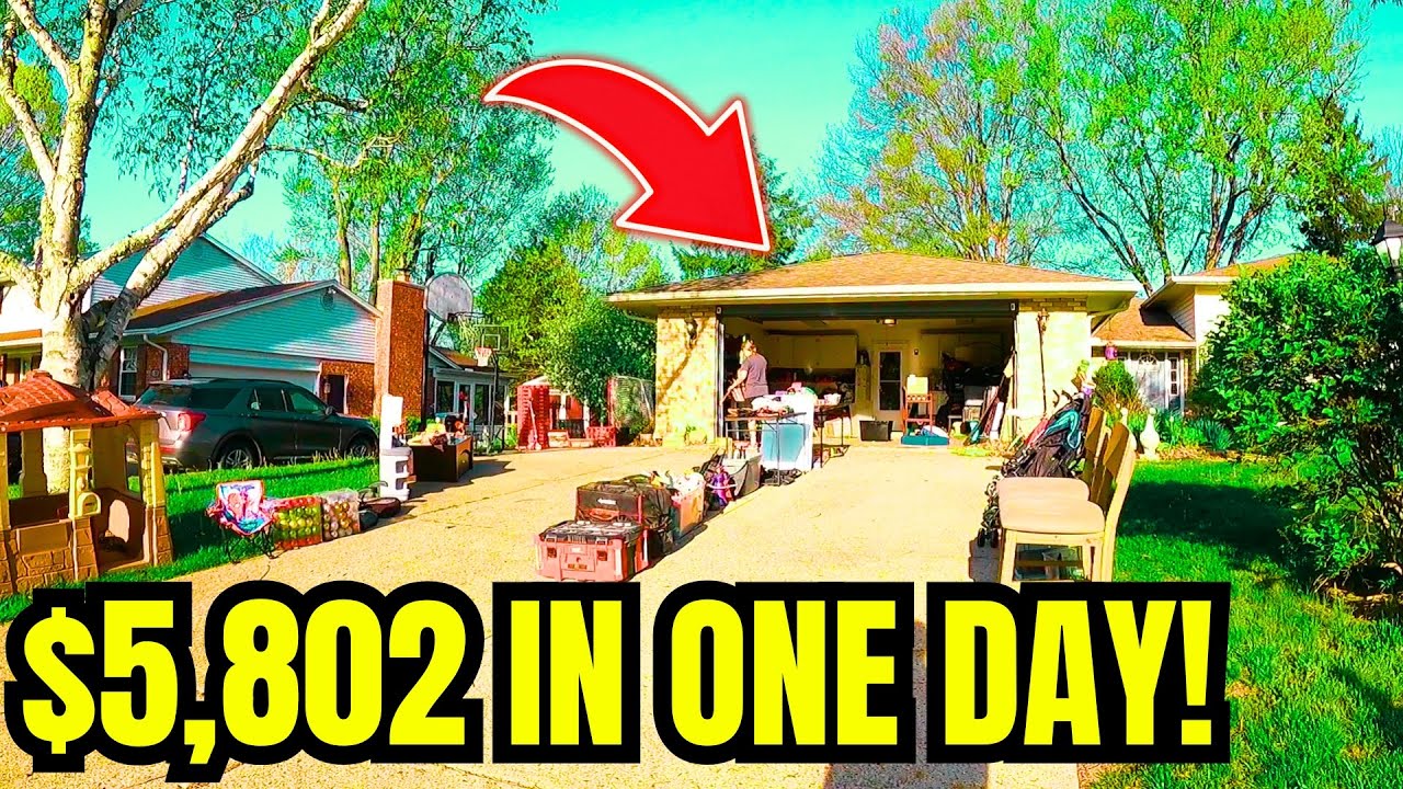 WE FOUND $5,802 IN VALUE AT THIS COMMUNITY YARD SALE!