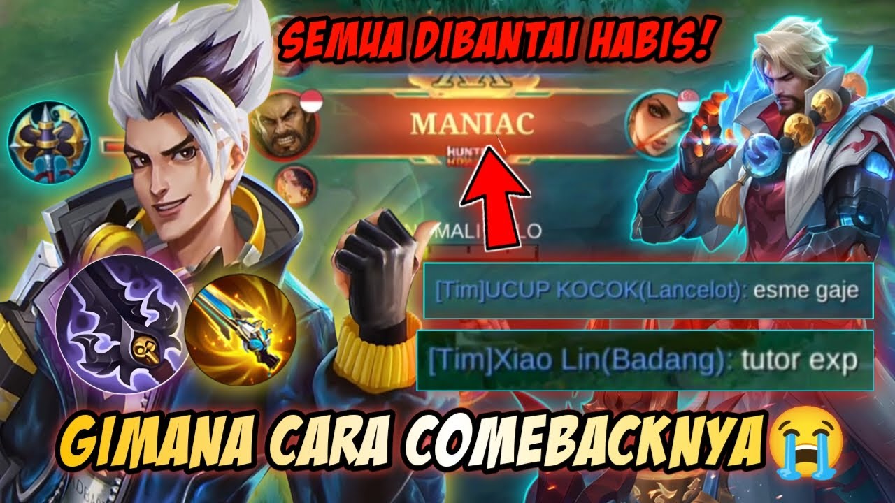 MENGERIKAN! LAWAN TOP INDONESIA ROGER? SATU TEAM DIBANTAI HABIS! GIMANA CARA COMEBACKNYA? | MLBB