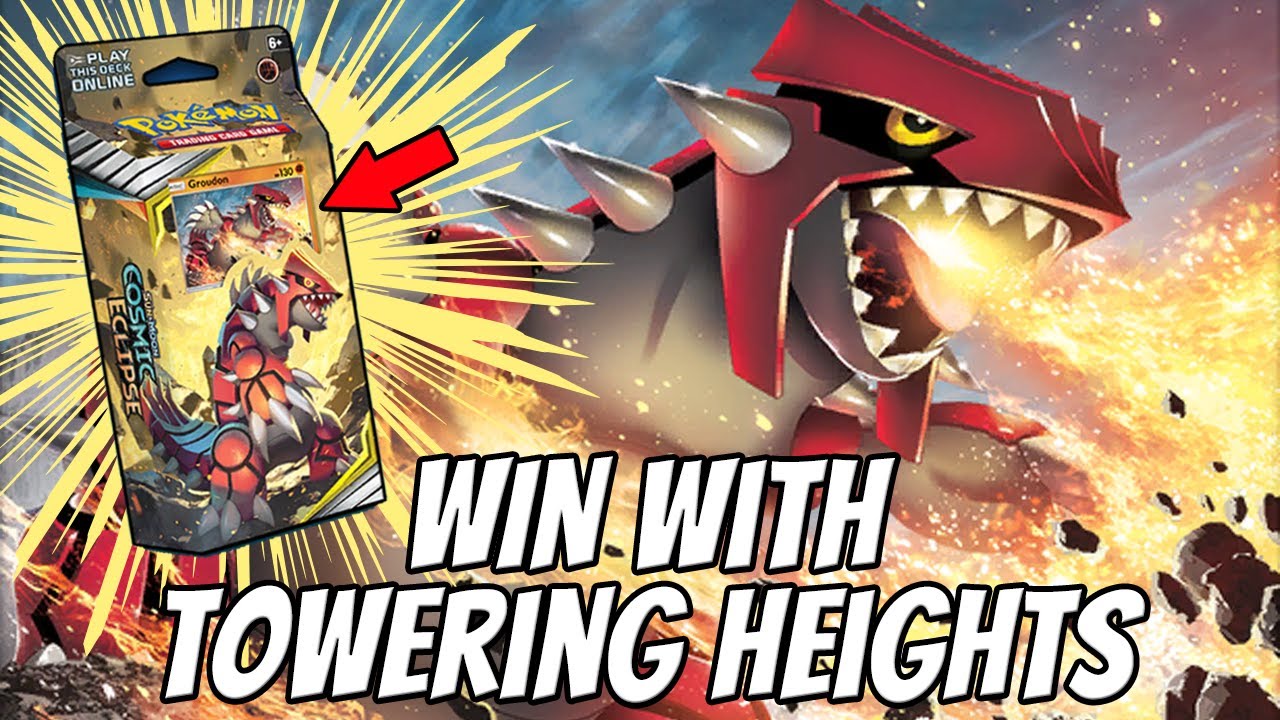HOW TO WIN Pokémon TCG Online Theme Deck Matches with Towering Heights