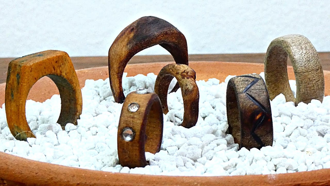Como hacer anillos de madera