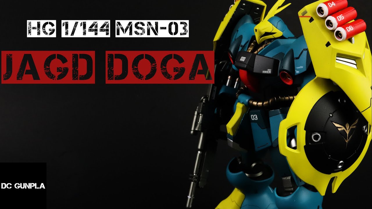 CUSTOM BUILD GUNPLA HG JAGD DOGA